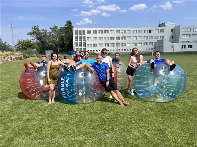 Bubble-Soccer-Spieler in Aktion – Litoměřice (4)